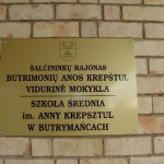 SZKOŁA NA LITWIE W BUTRYMAŃCACH