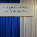 V EDYCJA KONKURSU WIEDZY O JANIE PAWLE II